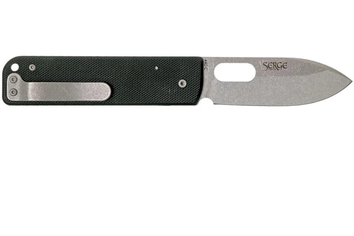 Böker Plus Lancer Black 01BO068 pocket knife, Serge Panchenko design